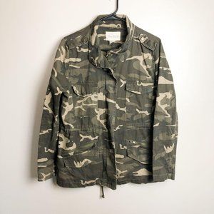 Sky & Sparrow Camo Anorak Utility Jacket